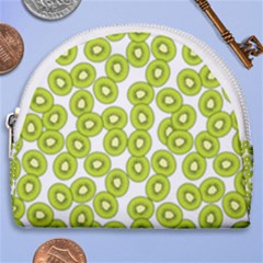 Kiwi Pattern Horseshoe Style Canvas Pouch