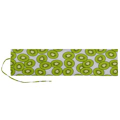 Kiwi Pattern Roll Up Canvas Pencil Holder (l) by Valentinaart