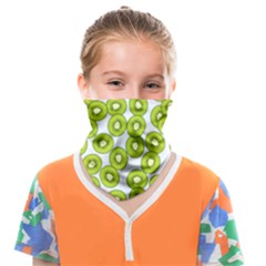 Kiwi Pattern Face Covering Bandana (kids) by Valentinaart