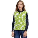 Kiwi pattern Kid s Short Button Up Puffer Vest	 View1