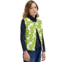 Kiwi pattern Kid s Short Button Up Puffer Vest	 View2