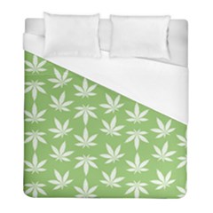 Weed Pattern Duvet Cover (full/ Double Size) by Valentinaart