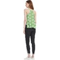 Weed Pattern Flowy Camisole Tank Top View2