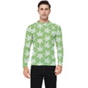 Weed Pattern Men s Long Sleeve Rash Guard View1