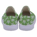 Weed Pattern Kids  Canvas Slip Ons View4