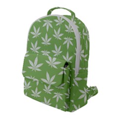 Weed Pattern Flap Pocket Backpack (large) by Valentinaart