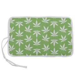 Weed Pattern Pen Storage Case (l) by Valentinaart