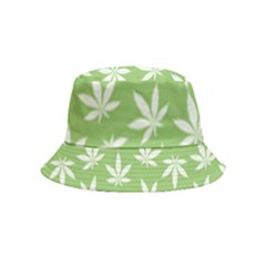 Weed Pattern Bucket Hat (kids) by Valentinaart