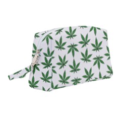 Weed Pattern Wristlet Pouch Bag (medium) by Valentinaart