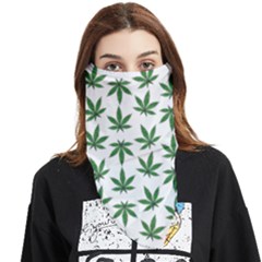 Weed Pattern Face Covering Bandana (triangle)