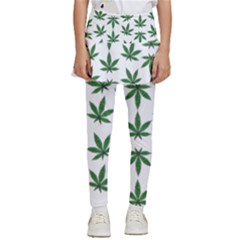 Weed Pattern Kids  Skirted Pants