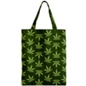 Weed Pattern Zipper Classic Tote Bag View1