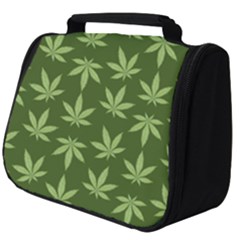 Weed Pattern Full Print Travel Pouch (big) by Valentinaart