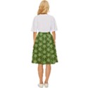 Weed Pattern Classic Short Skirt View4