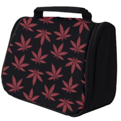 Weed Pattern Full Print Travel Pouch (big) by Valentinaart