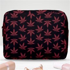 Weed Pattern Make Up Pouch (large) by Valentinaart