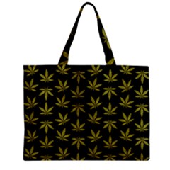 Weed Pattern Zipper Mini Tote Bag