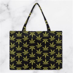 Weed Pattern Medium Tote Bag