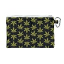 Weed Pattern Canvas Cosmetic Bag (Large) View2