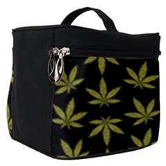 Weed Pattern Make Up Travel Bag (Small)