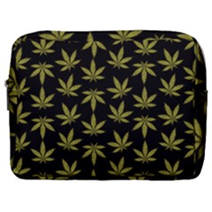 Weed Pattern Make Up Pouch (Large)