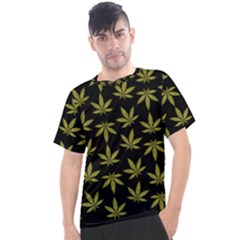 Weed Pattern Men s Sport Top