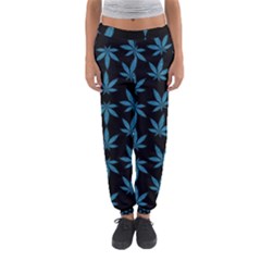 Weed Pattern Women s Jogger Sweatpants by Valentinaart