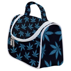 Weed Pattern Satchel Handbag by Valentinaart