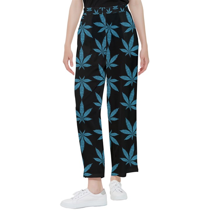 Weed Pattern Women s Pants 