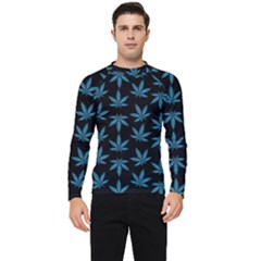 Weed Pattern Men s Long Sleeve Rash Guard by Valentinaart