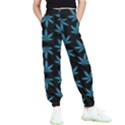 Weed Pattern Kids  Elastic Waist Pants View1