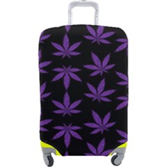 Weed Pattern Luggage Cover (large)