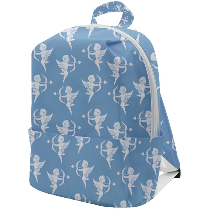 Cupid pattern Zip Up Backpack