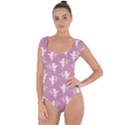 Cupid pattern Short Sleeve Leotard  View1