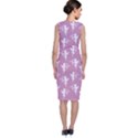 Cupid pattern Sleeveless Velvet Midi Dress View2