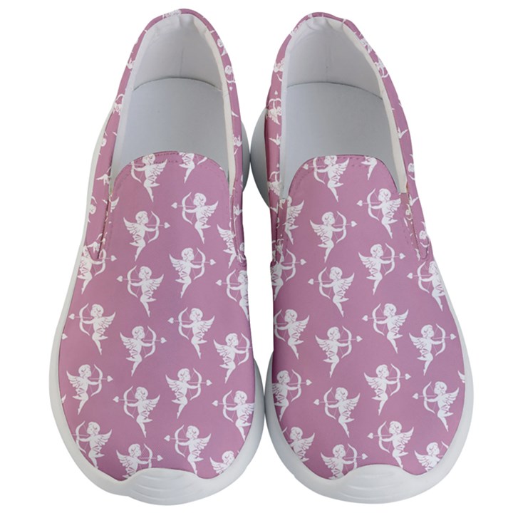 Cupid pattern Men s Lightweight Slip Ons