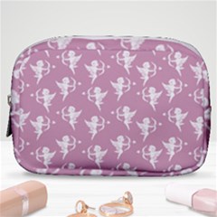 Cupid Pattern Make Up Pouch (small) by Valentinaart