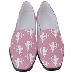 Cupid Pattern Women s Classic Loafer Heels by Valentinaart