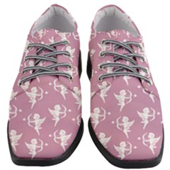 Cupid Pattern Women Heeled Oxford Shoes by Valentinaart