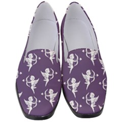 Cupid Pattern Women s Classic Loafer Heels by Valentinaart