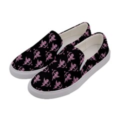 Cupid Pattern Women s Canvas Slip Ons by Valentinaart