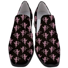 Cupid Pattern Women Slip On Heel Loafers by Valentinaart