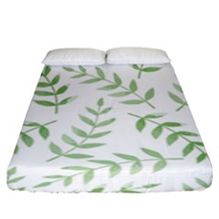 Tropical Pattern Fitted Sheet (king Size) by Valentinaart