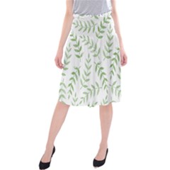 Tropical Pattern Midi Beach Skirt by Valentinaart