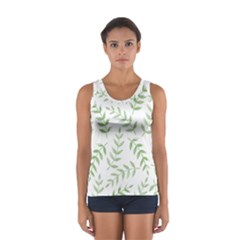 Tropical Pattern Sport Tank Top  by Valentinaart