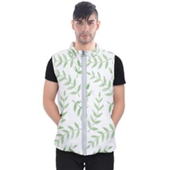 Tropical Pattern Men s Puffer Vest by Valentinaart