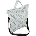 Tropical pattern Fold Over Handle Tote Bag View1