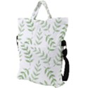 Tropical pattern Fold Over Handle Tote Bag View2