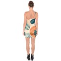 Tropical pattern One Soulder Bodycon Dress View2