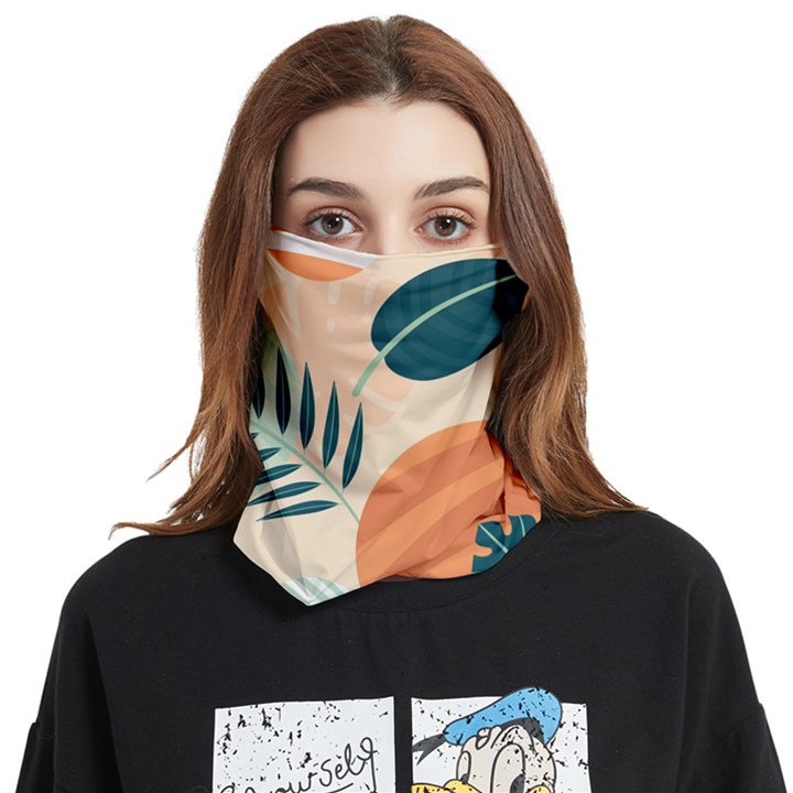 Tropical pattern Face Covering Bandana (Two Sides)